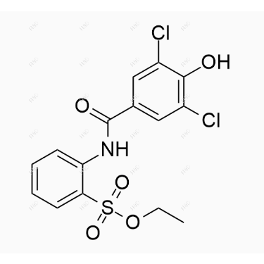 多替诺德杂质879,ethyl 2-(3,5-dichloro-4-hydroxybenzamido)benzenesulfonate
