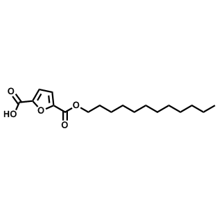 5-[(十二烷氧基)羰基]呋喃-2-甲酸,5-((dodecyloxy)carbonyl)furan-2-carboxylic acid
