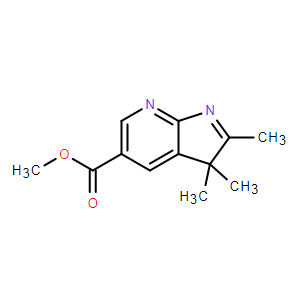 2,3,3-三甲基-3H-吡咯并[2,3-b]吡啶-5-羧酸甲酯,Methyl 2,3,3-trimethyl-3H-pyrrolo[2,3-b]pyridine-5-carboxylate