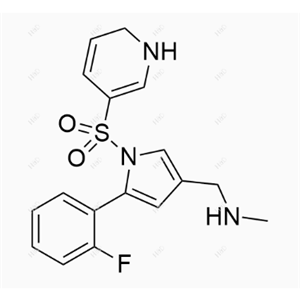 沃诺拉赞杂质35,1-(1-((1,6-dihydropyridin-3-yl)sulfonyl)-5-(2-fluorophenyl)-1H-pyrrol-3-yl)-N-methylmethanamine