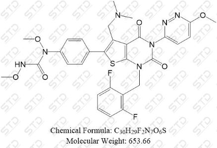 瑞卢戈利杂质158,Relugolix Impurity 158