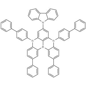 5,9-二([1,1'-联苯]-4-基)-7-(9H-咔唑-9-基)-2,12-二苯基-5,9-二氢-5,9-双氮-13b-硼萘并[3,2,1-de]蒽 1878102-32-9