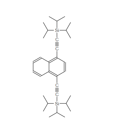 Naphthalene, 1,4-bis[2-[tris(1-methylethyl)silyl]ethynyl]-,Naphthalene, 1,4-bis[2-[tris(1-methylethyl)silyl]ethynyl]-
