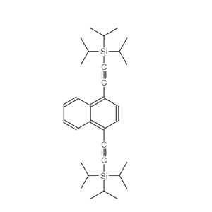 Naphthalene, 1,4-bis[2-[tris(1-methylethyl)silyl]ethynyl]-,Naphthalene, 1,4-bis[2-[tris(1-methylethyl)silyl]ethynyl]-