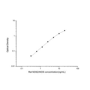 大鼠诱导型一氧化氮合成酶(NOS2/iNOS)ELISA试剂盒 YB-71396Ra,NOS2/iNOS