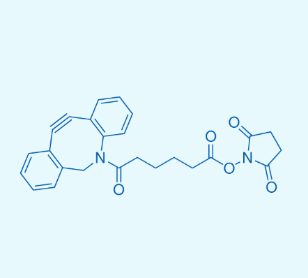二苯基环辛炔-琥珀酰亚胺酯,DBCO-C6-NHS ester