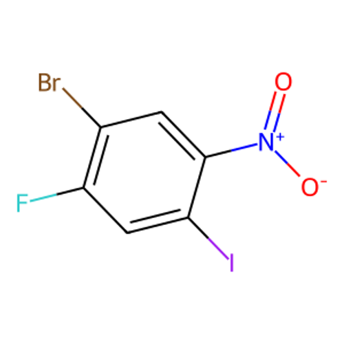 1-溴-2-氟-4-碘-5-硝基苯,1-bromo-2-fluoro-4-iodo-5-nitrobenzene