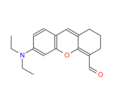 6-(二乙基氨基)-2,3-二氢-1H-氧杂蒽-4-甲醛,6-(diethylamino)-2,3-dihydro-1H-xanthene-4-carbaldehyde