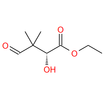 Butanoic acid, 2-hydroxy-3,3-dimethyl-4-oxo-, ethyl ester, (2R)-,Butanoic acid, 2-hydroxy-3,3-dimethyl-4-oxo-, ethyl ester, (2R)-