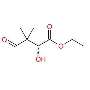 Butanoic acid, 2-hydroxy-3,3-dimethyl-4-oxo-, ethyl ester, (2R)-,Butanoic acid, 2-hydroxy-3,3-dimethyl-4-oxo-, ethyl ester, (2R)-