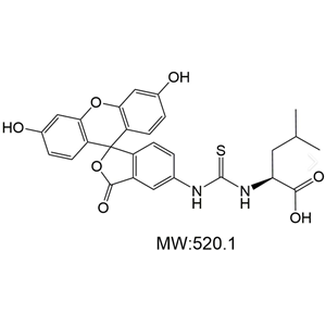 FITC标记L-精氨酸，FITC-L(+)-Arginine，5-异硫氰酸荧光素-L-精氨酸，FITC-Arg，Fluorescein-L-Arginine conjugate，荧光标记一氧化氮前体探针