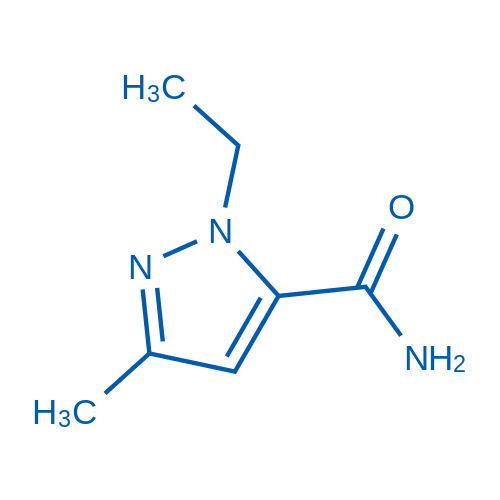 1-乙基-3-甲基-1H-吡唑-5-甲酰胺,1-Ethyl-3-methyl-1H-pyrazole-5-carboxamide