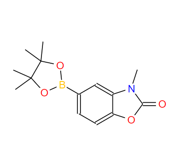 3-甲基-5-(4,4,5,5-四甲基-1,3,2-二氧硼杂环戊烷-2-基)苯并[d]恶唑-2(3H)-酮,3-Methyl-5-(4,4,5,5-tetramethyl-1,3,2-dioxaborolan-2-yl)benzo[d]oxazol-2(3H)-one