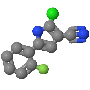 2-氯-5-(2-氟苯基)-1H-吡咯-3-甲腈,2-Chloro-5-(2-fluorophenyl)-1H-pyrrole-3-carbonitrile