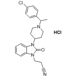 3-（3-（1-（1-（4-氯苯基）乙基）哌啶-4-基）-2-氧代-2,3-二氢-1H-苯并[d]咪唑-1-基）丙腈盐酸盐