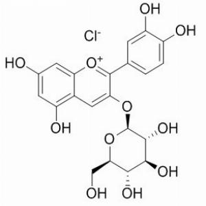 矢车菊素3-O-葡萄糖苷,Cyanidin 3-O-glucoside