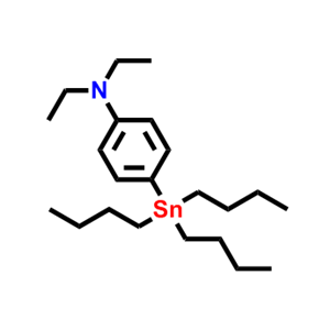 N,N-二乙基-4-(三丁基锡基)苯胺,N,N-diethyl-4-(tributylstannyl)aniline