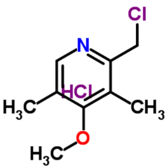 2-氯甲基-3,5-二甲基-4-甲氧基吡啶盐酸盐,2-Chloromethyl-3,5-Dimethyl-4-Methoxypyridine Hydrochloride