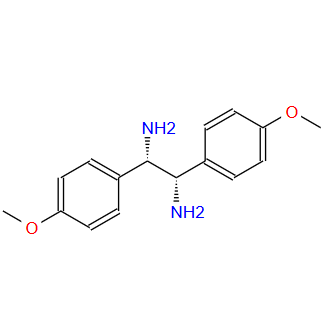 (1S,2S)-1,2-二(4'-甲氧基苯基)-1,2-二氨基乙烷,(1S,2S)-1,2-Di(4'-methoxyphenyl)-1,2-diaminoethane