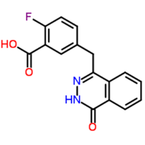 5-[(3,4-二氢-4-氧代-1-肽嗪）甲基]-2-氟苯甲酸；763114-26-7