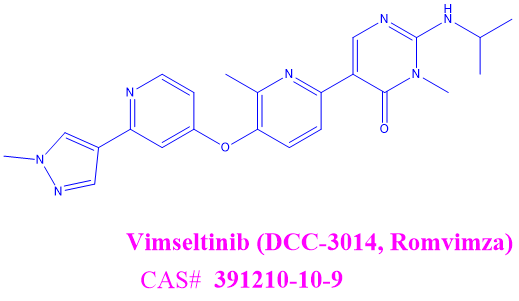 Vimseltinib (DCC-3014),2-(isopropylamino)-3-methyl-5-(6-methyl-5-((2-(1-methyl-1H-pyrazol-4-yl)pyridin-4-yl)oxy)pyridin-2-yl)pyrimidin-4(3H)-one