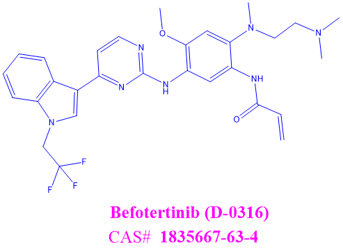 贝福替尼,Befotertinib (D-0316)