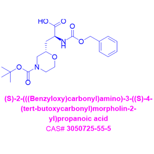(S)-2-(((苄氧基)羰基)氨基)-3-((S)-4-(叔丁氧基羰基)吗啉-2-基)丙酸