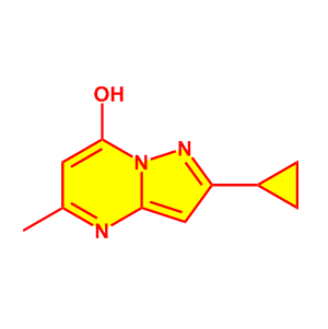 2-环丙基-5-甲基吡唑并[1,5-a]嘧啶-7-醇,2-cyclopropyl-5-methylpyrazolo[1,5-a]pyrimidin-7-ol