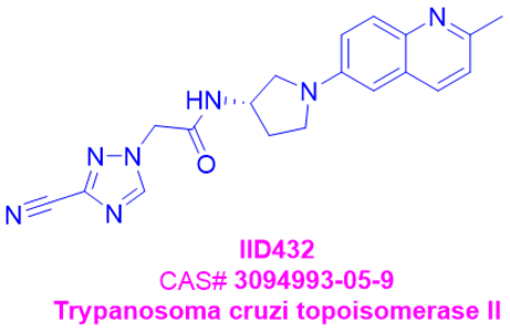 IID432,2-(3-cyano-1,2,4-triazol-1-yl)-N-[(3S)-1-(2-methylquinolin-6-yl)pyrrolidin-3-yl]acetamide