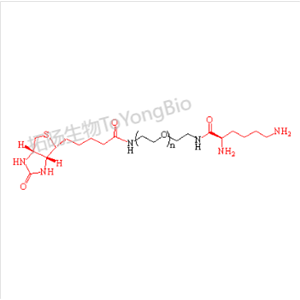 生物素聚乙二醇赖氨酸;赖氨酸聚乙二醇生物素,Biotin-PEG-Lysine;Lysine-PEG-Biotin