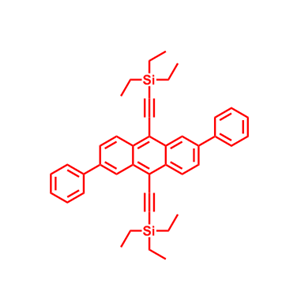 2,6-二苯基-9,10-双[2-(三乙基硅基)乙炔基]蒽 1660183-74-3
