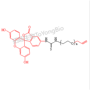 荧光素聚乙二醇炔基;炔基聚乙二醇荧光素,FITC-PEG-Alkyne;Alkyne-PEG-FITC