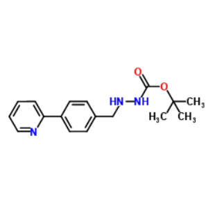 2-[4-(2-吡啶基)苄基]-肼羧酸叔丁酯,Hydrazinecarboxylic acid 2-[[4-(2-pyridinyl)phenyl]methyl]-, 1,1-dimethylethyl ester