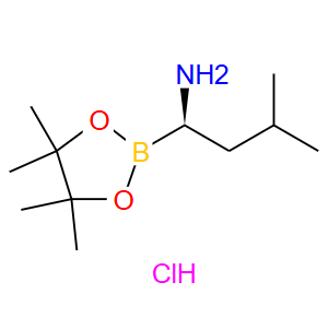 (R)-3-甲基-1-(4,4,5,5-四甲基-1,3,2-二氧杂硼硼烷-2-基)丁-1-胺盐酸盐,(R)-3-Methyl-1-(4,4,5,5-tetramethyl-1,3,2-dioxaborolan-2-yl)butan-1-amine hydrochloride