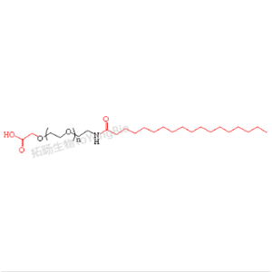 硬脂酸聚乙二醇羧基;羧基聚乙二醇硬脂酸,Stearic acid-PEG-COOH;COOH-PEG-Stearic acid