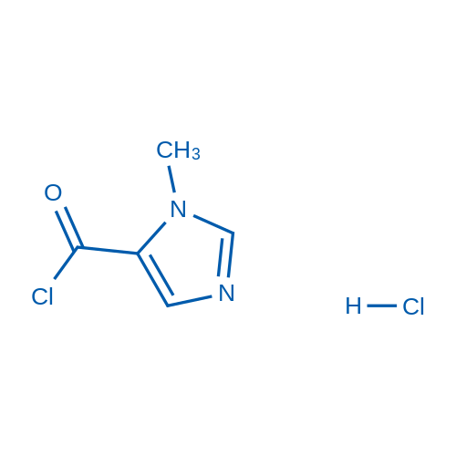 1-甲基咪唑-5-羰酰氯盐酸盐,1-Methyl-1H-imidazole-5-carbonyl chloride hydrochloride