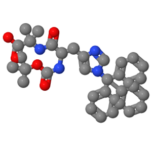 (S)-2-(2-((叔丁氧羰基)氨基)-3-(1-三苯甲基-1H-咪唑-4-基)丙酰胺基)-2-甲基丙酸