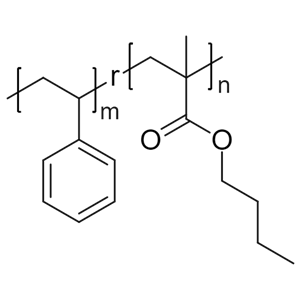 聚（苯乙烯-r-甲基丙烯酸正丁酯）无规共聚物 25213-39-2