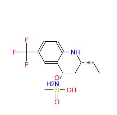 OBICETRAPIB中间体,4-Quinolinamine, 2-ethyl-1,2,3,4-tetrahydro-6-(trifluoromethyl)-,(2R ,4S)-