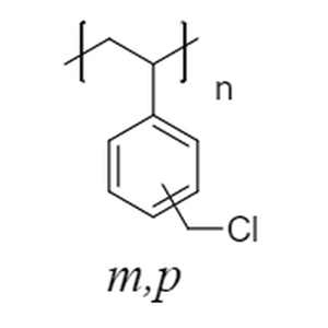 聚（乙烯基苄基氯）（混合异构，60%间位, 40%对位） 121961-20-4