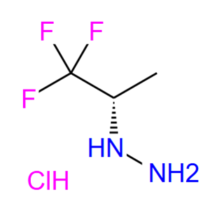 (1S)-2,2,2-三氟-1-甲基乙基]肼盐酸盐；2764851-03-6