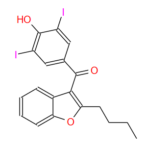 2-丁基-3-(3,5-二碘-4-羟基苯甲酰)苯并呋喃；1951-26-4