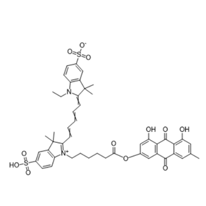 Cy5-大黄素/CY5-Emodin/Emodin-Cyanine5 conjugate/近红外荧光标记蒽醌类探针