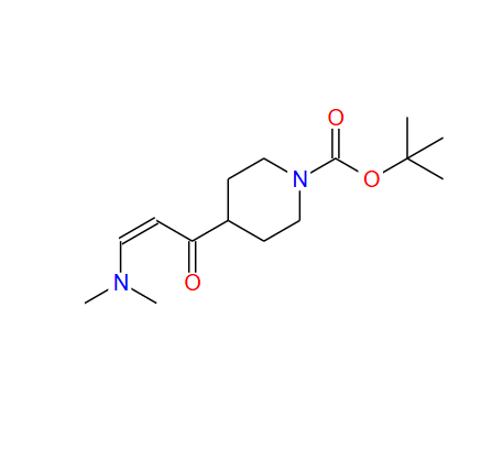 1-Piperidinecarboxylic acid, 4-[(2Z)-3-(dimethylamino)-1-oxo-2-propen-1-yl]-, 1,1-dimethylethyl ester,1-Piperidinecarboxylic acid, 4-[(2Z)-3-(dimethylamino)-1-oxo-2-propen-1-yl]-, 1,1-dimethylethyl ester