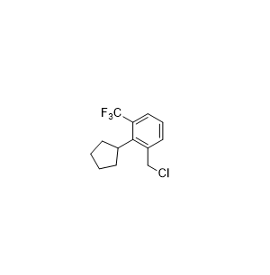 伊曲莫德杂质02,1-(chloromethyl)-2-cyclopentyl-3-(trifluoromethyl)benzene