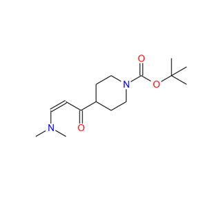 1-Piperidinecarboxylic acid, 4-[(2Z)-3-(dimethylamino)-1-oxo-2-propen-1-yl]-, 1,1-dimethylethyl ester,1-Piperidinecarboxylic acid, 4-[(2Z)-3-(dimethylamino)-1-oxo-2-propen-1-yl]-, 1,1-dimethylethyl ester