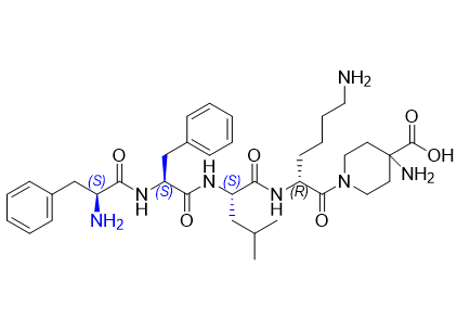 地非法林杂质11,1-(L-phenylalanyl-L-phenylalanyl-L-leucyl-D-lysyl)-4-aminopiperidine-4-carboxylic acid
