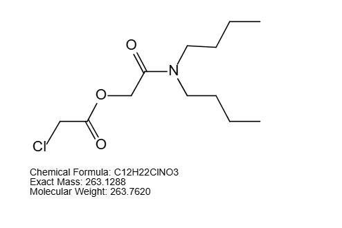 2-(二丁氨基)-2-氧代乙基-2-氯乙酸酯,2-(dibutylamino)-2-oxoethyl 2-chloroacetate