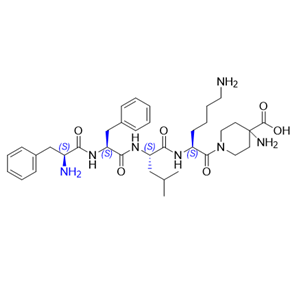 地非法林杂质15,1-(L-phenylalanyl-L-phenylalanyl-L-leucyl-L-lysyl)-4-aminopiperidine-4-carboxylic acid