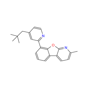 8-[4-(2,2-二甲丙基)-2-吡啶基]-2-甲基苯并呋喃[2,3-B]吡啶